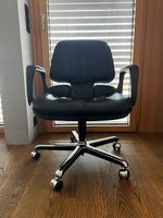 Vitra Vitramat Bürostuhl von Wolfgang Müller-Deisig  Leder