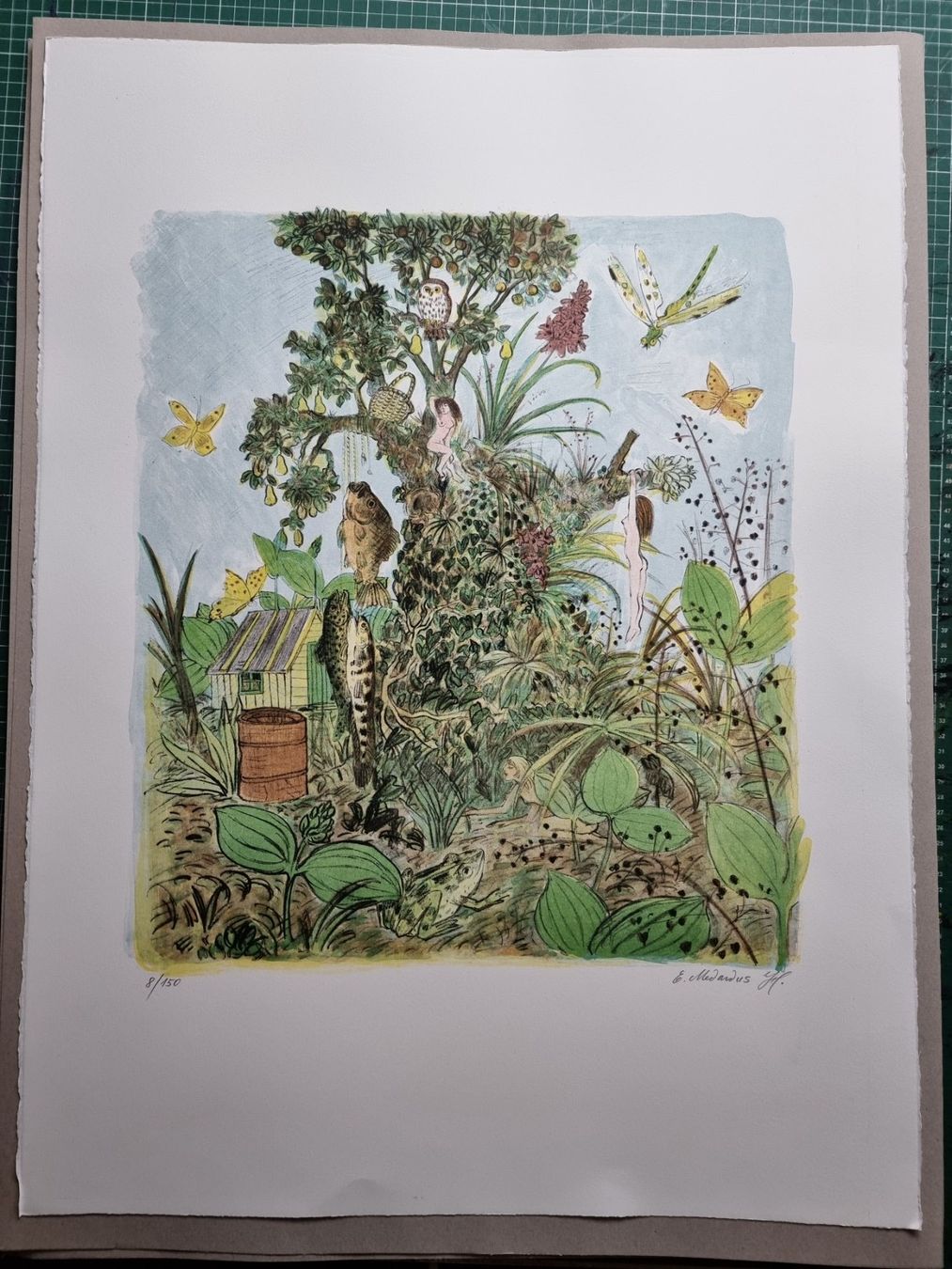 Grafica & Litografie: HAGNER EMIL LITHOGRAPHIE SIGNIERT NUMMERIERT – Usato da Gersau venduto da kunst-online 1