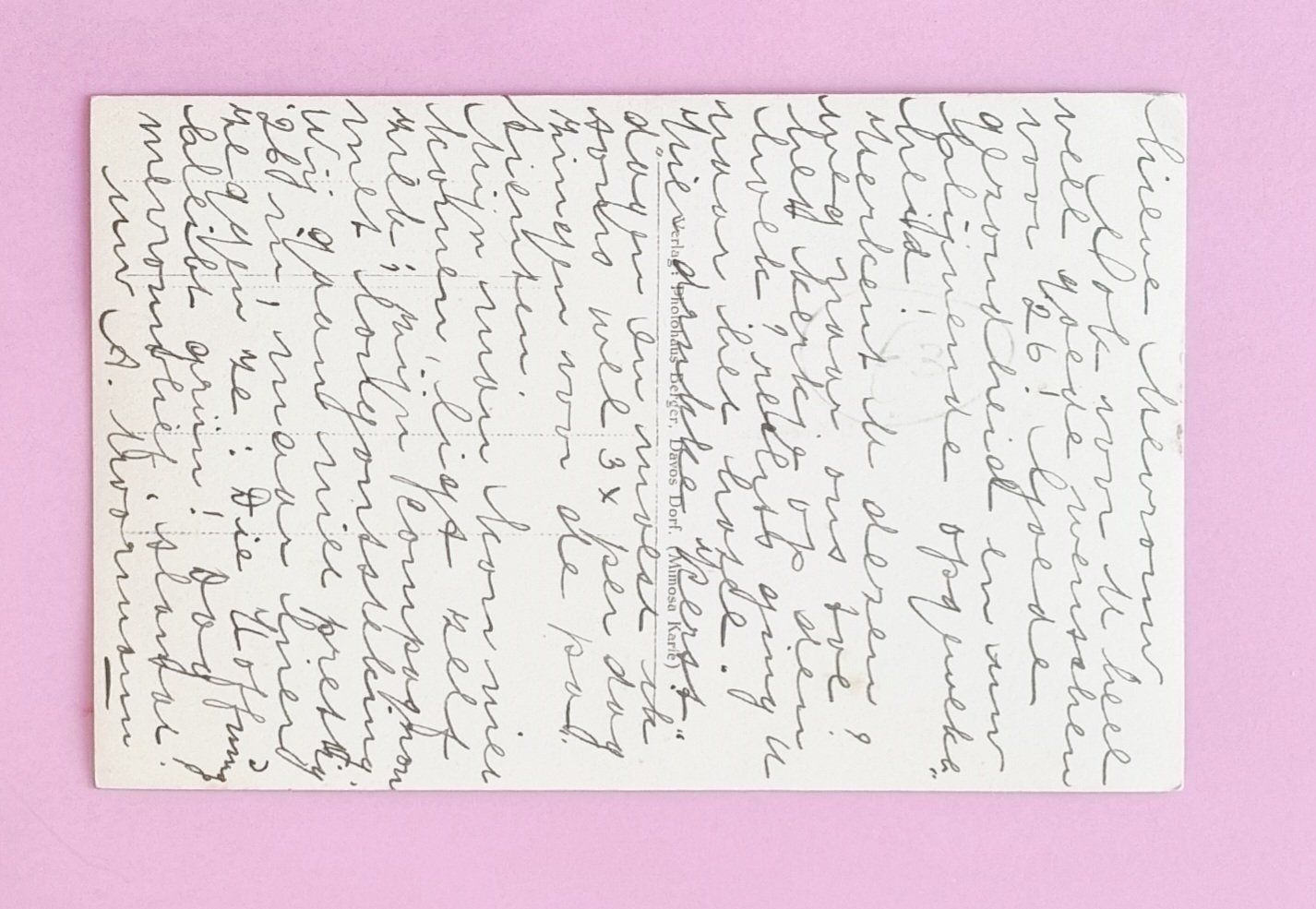 Cartoline postali: Davos - Dorfstrasse im Winter – Usato da Rothrist venduto da RROENK 1