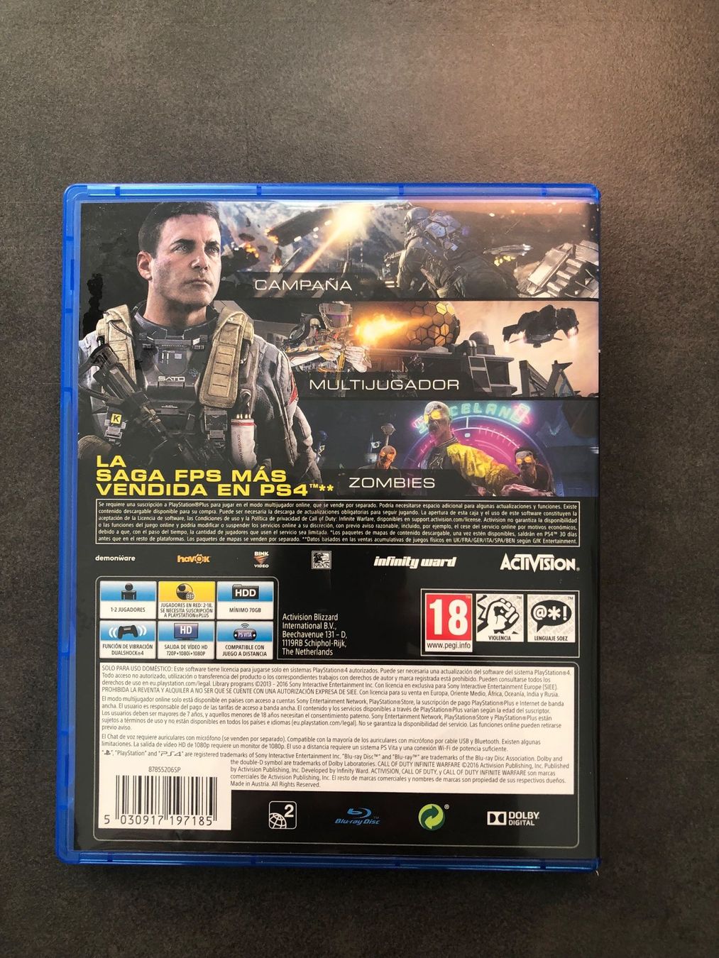 Sony Spiele: Call Of Duty Infinite Warfare - PS4 – Gebraucht aus Oberägeri von MariaLehman 1