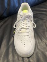 Nike Air Force 1 Sneaker weiss gelb guter Zustand