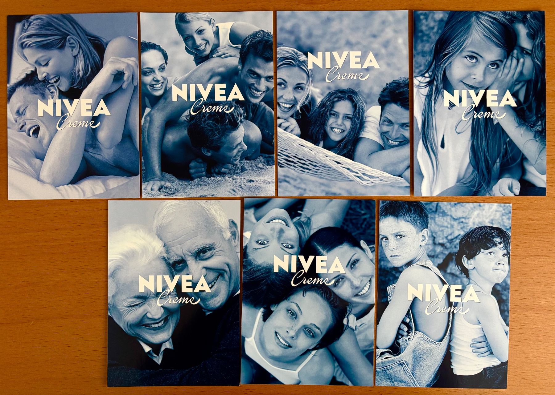 Cartoline postali: 7 Postkarten und 1 Blechschild Nivea Creme – Usato da Esslingen venduto da Danielp 2
