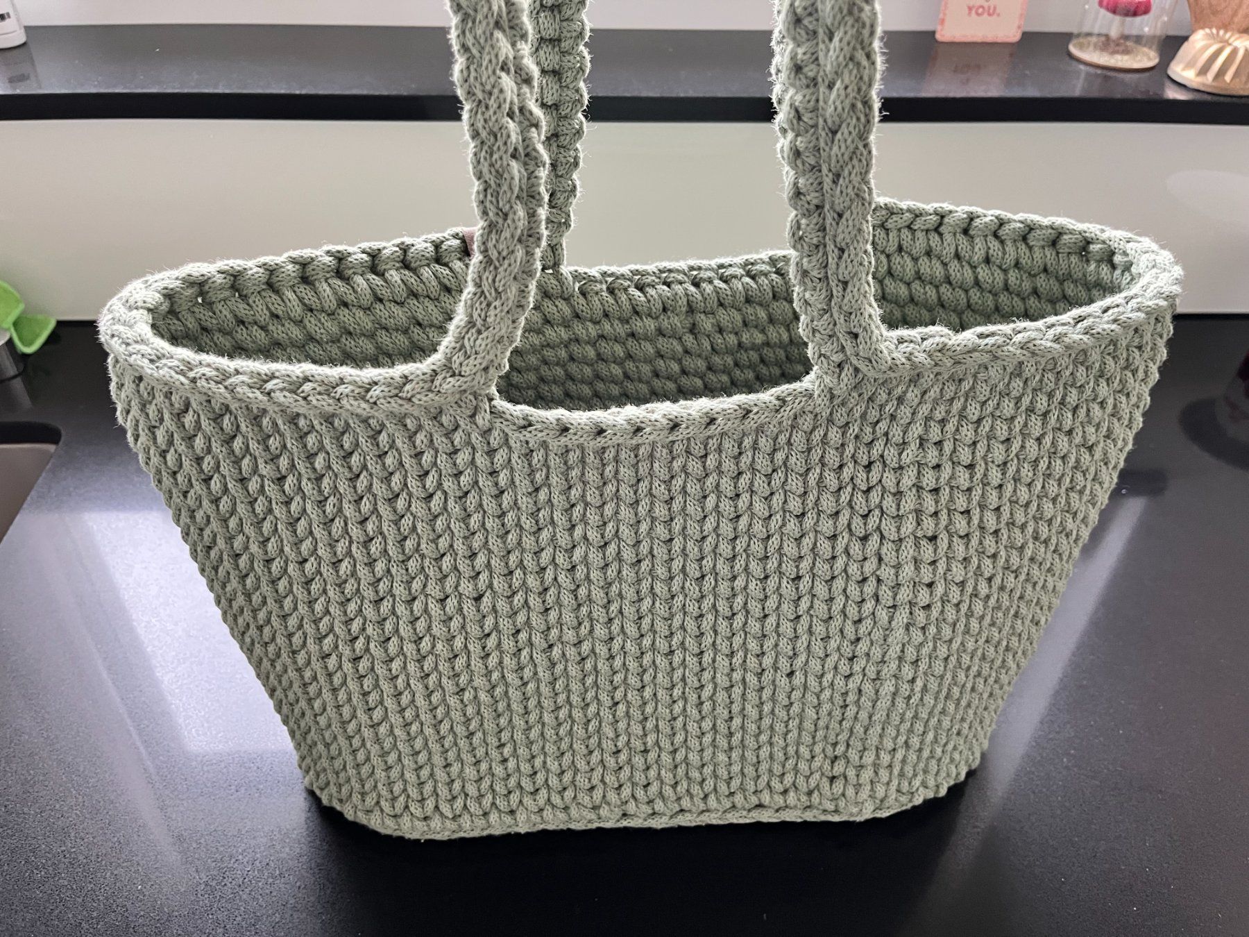 Borse da donna: Handmade Umhängetasche in eucalyptus green – Nuovo (secondo la descrizione) da Schinznach Dorf venduto da Joyce75 1