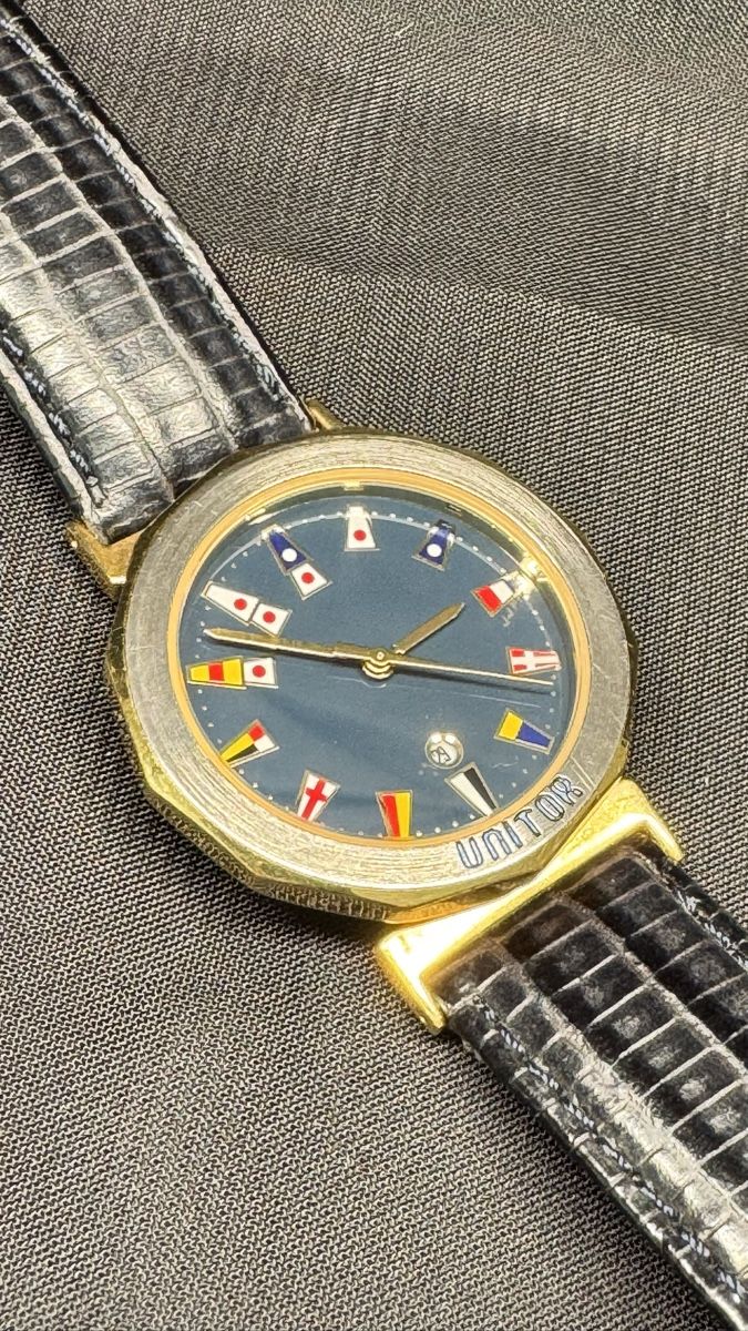 Orologi: UNITOR Segelboot Flaggen Uhr, 33mm – Usato da Untersiggenthal venduto da TimeandShine 5