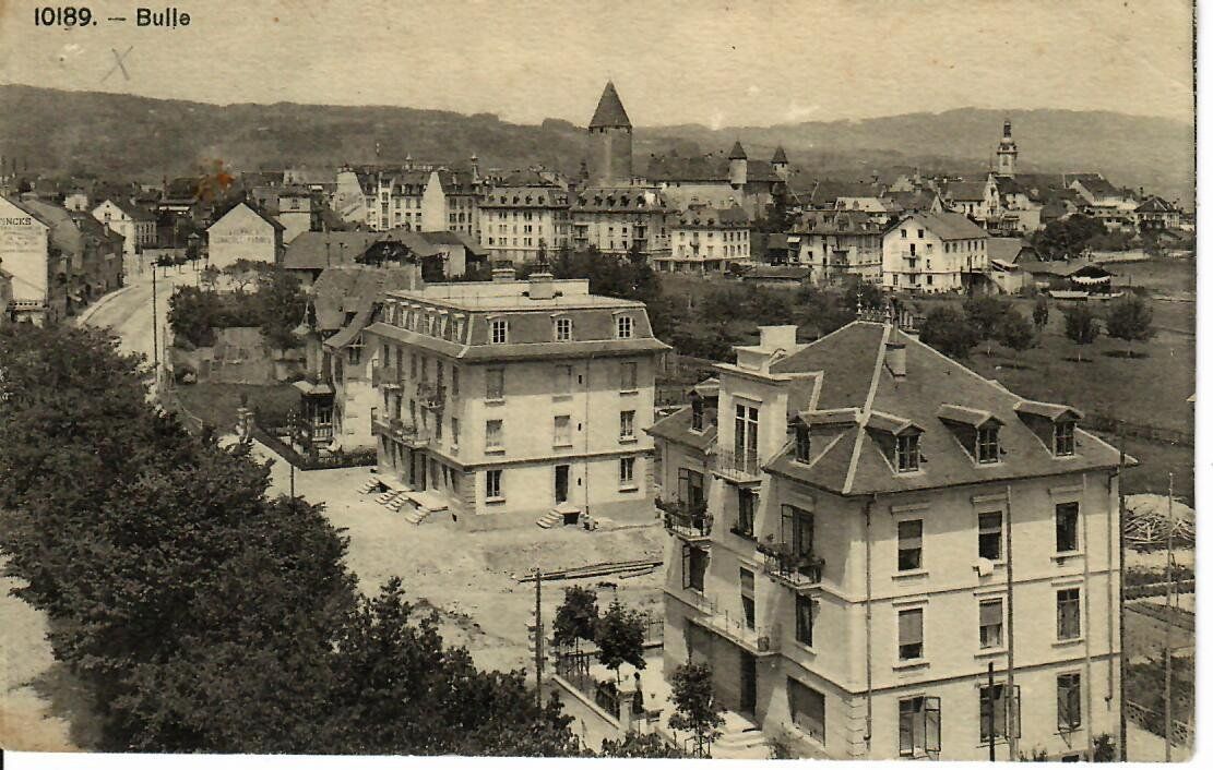 Ansichtskarten: Bulle 1919 – Gebraucht aus Hochdorf von Ziegel-16