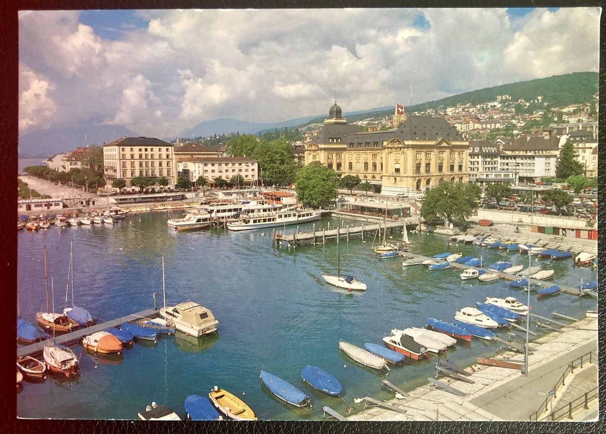 Cartoline postali: Lot de 2 cartes postales - Neuchâtel – Usato da Colombier NE venduto da m.meiners 2