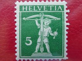 1909: Nr.119 (Tellknabe) postfrisch ** Kat: 40.-
