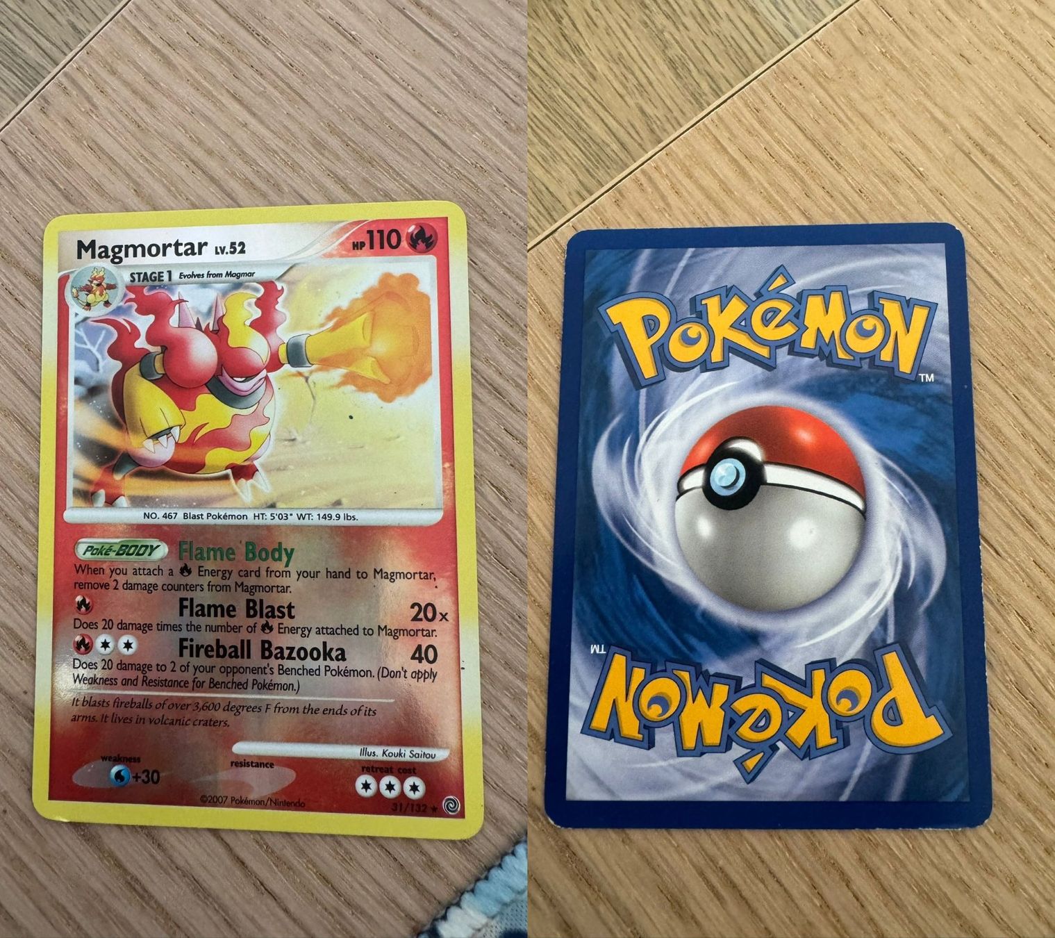 Pokémon Sammelbilder & Trading cards: Magmortar 31/132 reverse holo – Gebraucht aus Chavannes-Renens von skywalker1942