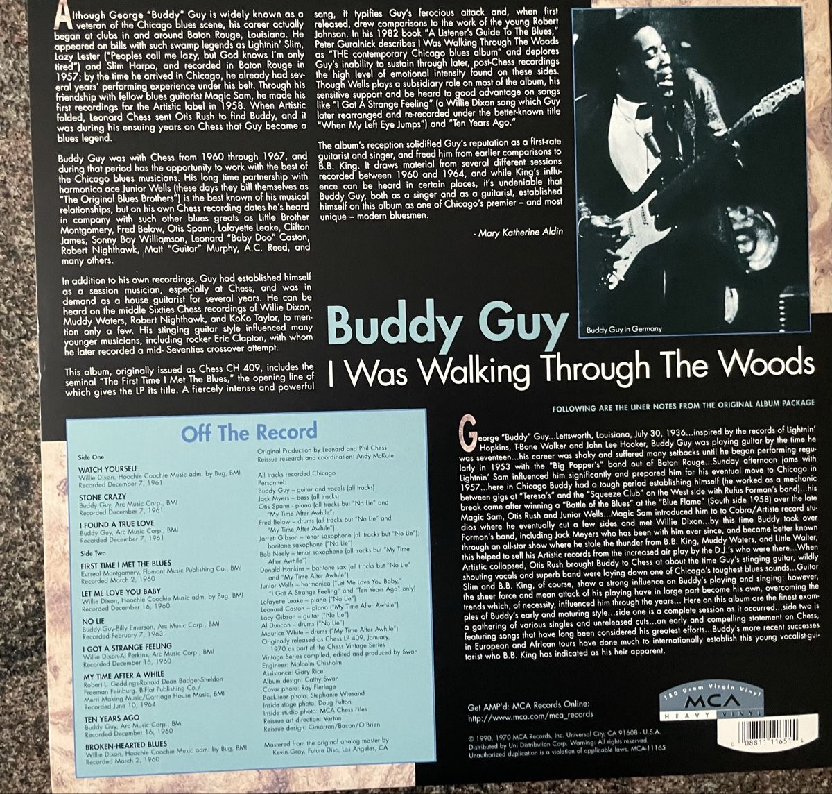 Dischi in vinile: Buddy Guy - Audiophile Vinyl LP - I was Walking through  – Usato da Olten venduto da Bluespapst 1