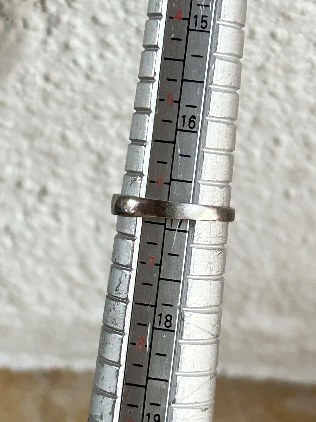 Anelli: Schlichter Silberring mit blauem Stein ( Gr 53) – Usato da Laufen venduto da Bellebellezza 3