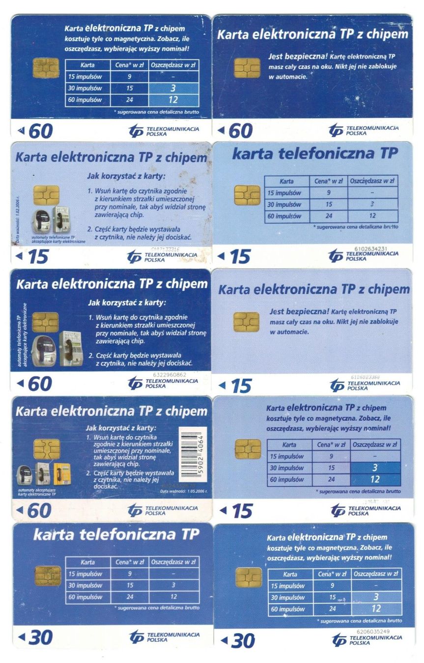 Telefon- & Taxkarten: 10 Telefonkarten Polen – Gebraucht aus Zürich von Tolima194 1