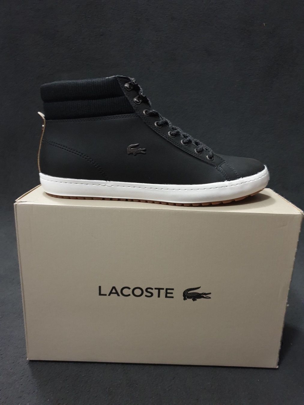 Lacoste Scarpe da uomo: LACOSTE  INSULAC  BLACK 3M     Gr. 44.5 – Nuovo e nell'imballaggio originale da Zürich venduto da LIQUIDATOR.CP