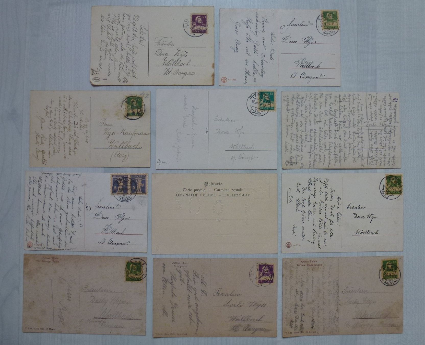 Cartoline postali: Lot ++ 24 Stück Ansichtskarten mit Abbildungen von Kindern – Usato da Walkringen venduto da Casablanca777 6