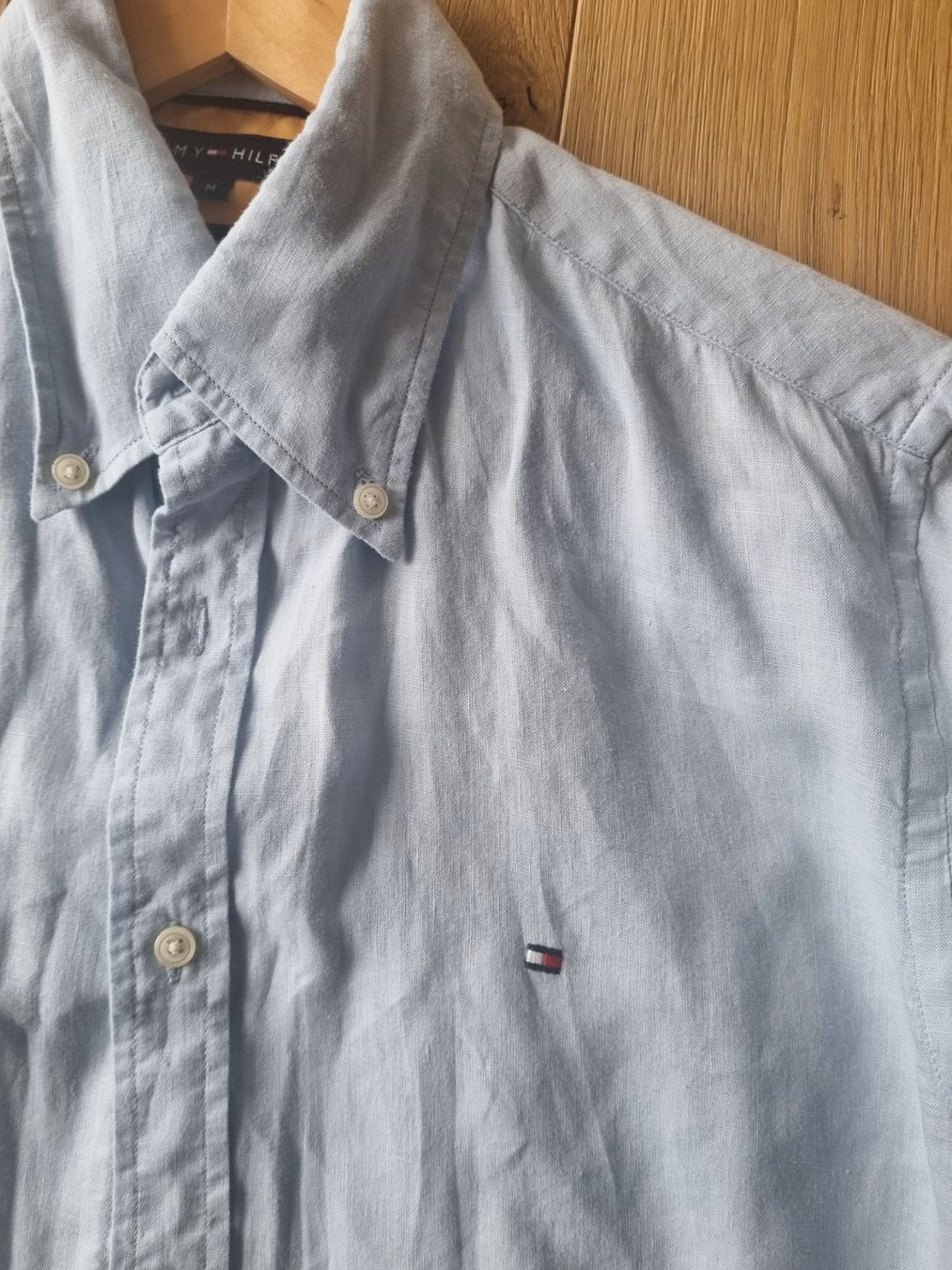 Tommy Hilfiger Camicie: Hemd Hilfiger Leinen L – Usato da Frick venduto da Geheim007 1