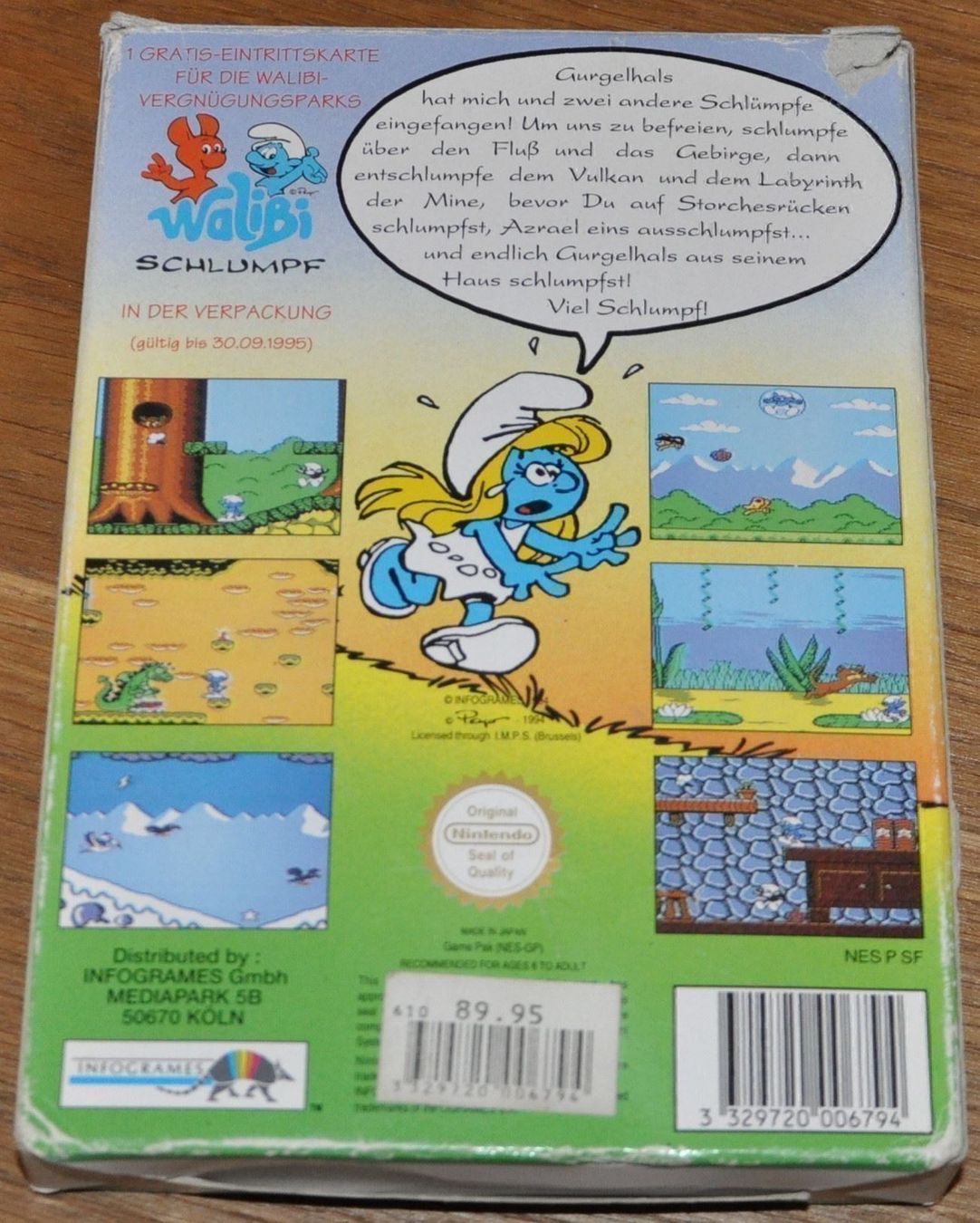 Spiele: Die Schlümpfe (NES) – Gebraucht aus Gelterkinden von Ltsmash 1