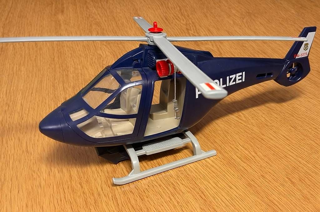 Giocattoli: Playmobil Polizeihubschrauber 5178 mit LED-Scheinwerrer – Usato da Schänis venduto da patrickangehrn