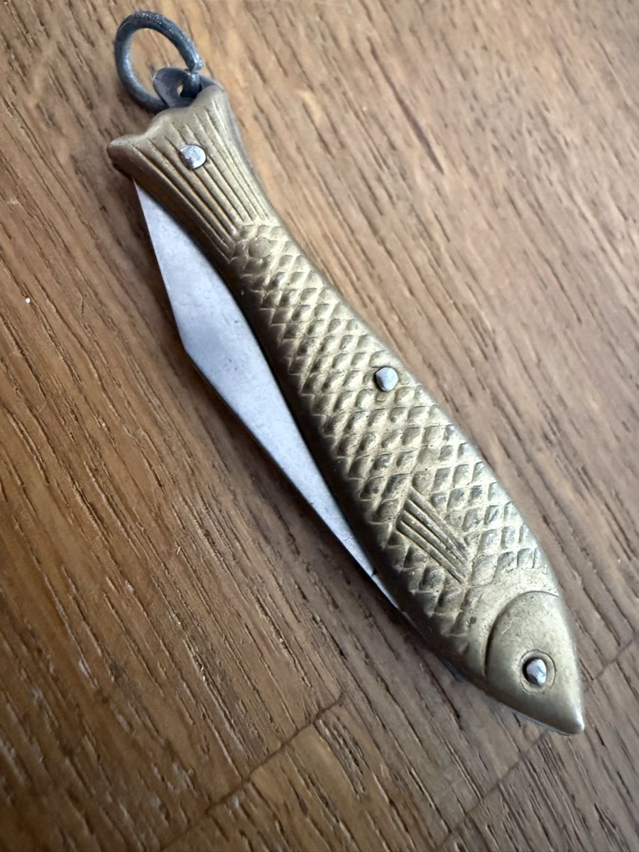 Coltelli tascabile: SANDRIK Taschenmesser Fischform, Sackmesser – Usato da Goldach venduto da Messerguru 1