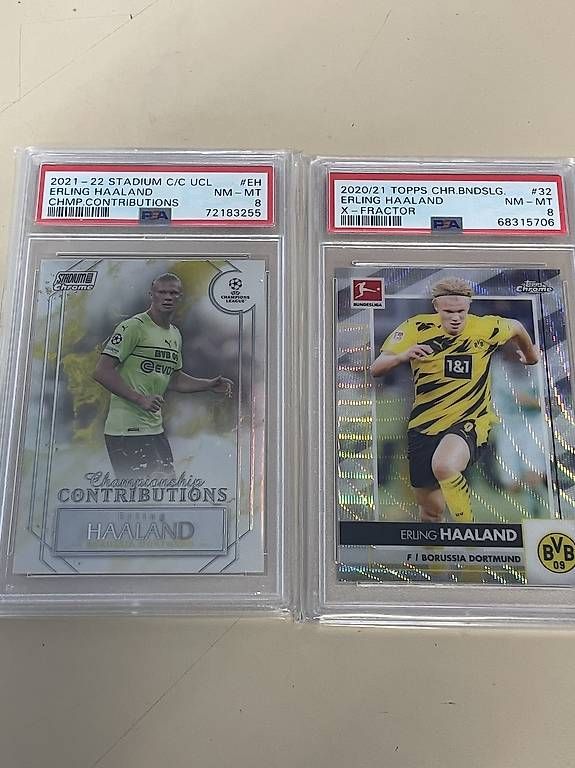 Topps Carte collezionabili: Topps Erling Haaland PSA Lot – Usato da Nürensdorf venduto da Mulderi9