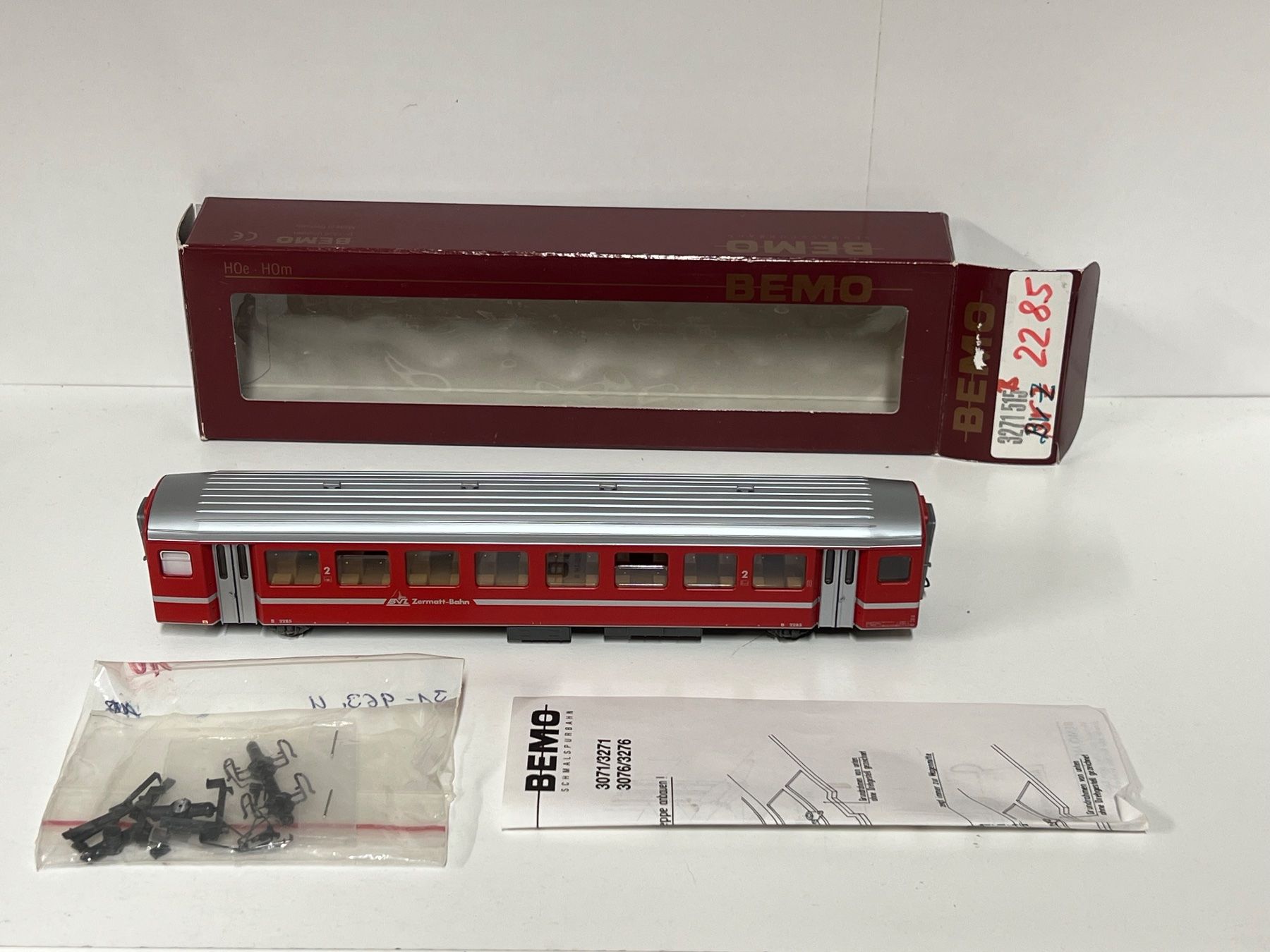 Bemo Modellini di ferrovie: Bemo 3271 515  BVZ Zermatt Bahn B 2285 – Usato da Neuenhof venduto da ludovicco