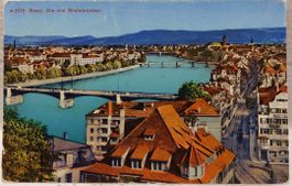 BASEL  -  Die drei  Rheinbrücken