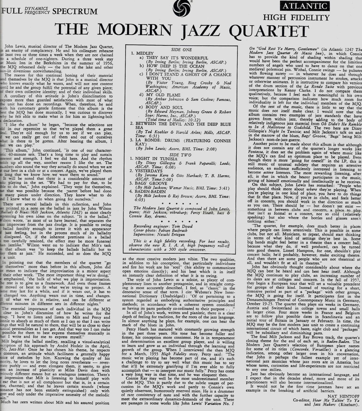 CDs: Modern Jazz Quartet SAME Connie Kay John Lewis Cool Jazz CD – Gebraucht aus Kandergrund von Sososo 3