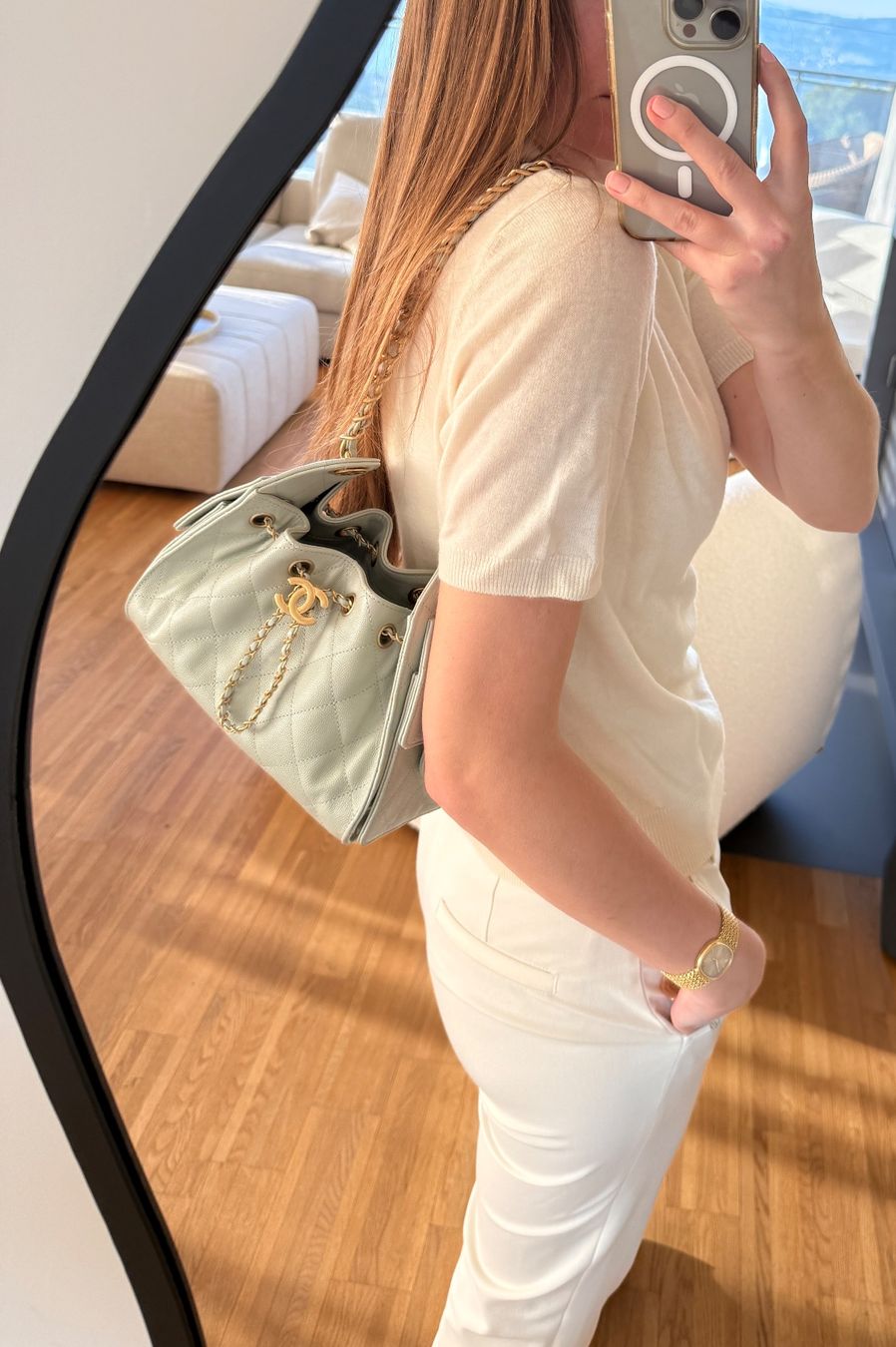 Chanel Sacs femmes: Chanel 25 mini light green – D'occasion à Schindellegi par Kar_5zrb 3