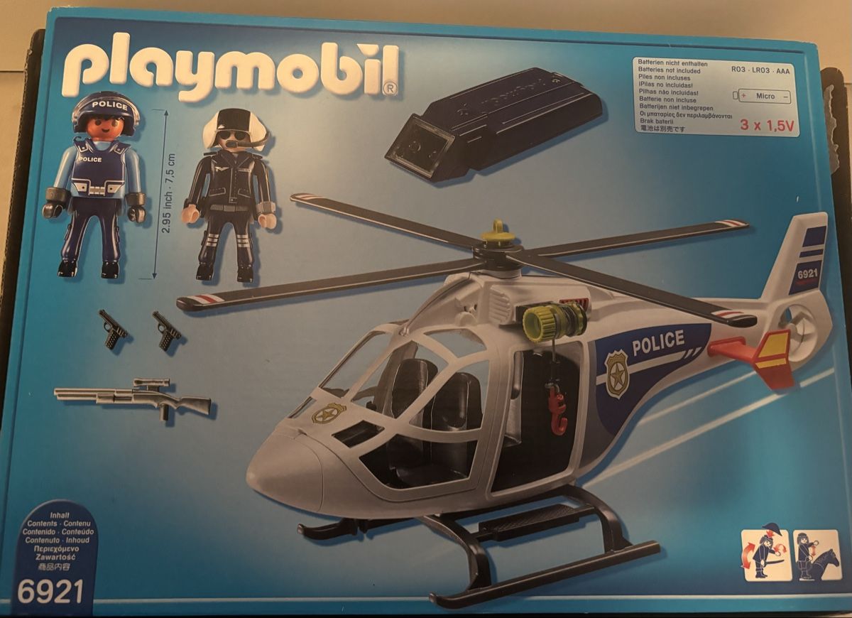 Playmobil Giocattoli: Playmobil Polizei Helikopter 6921 – Usato da Winterthur venduto da NatMet11 1