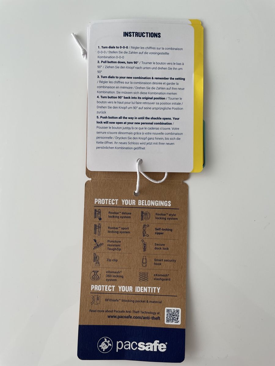 Pacsafe Borse: Pacsafe Travelsafe 3L Portable Safe – Nuovo (secondo la descrizione) da Jona venduto da dar_k2v9 5