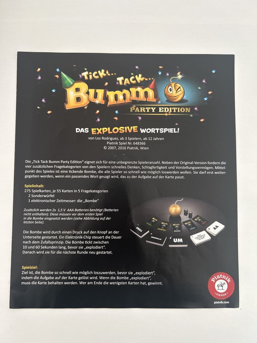 Spiele: Bumm Wortspiel – Neu (gemäss Beschreibung) aus Hausen AG von cele01 2