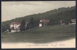 AK Les Rasses, Hotels und Villen, 1906