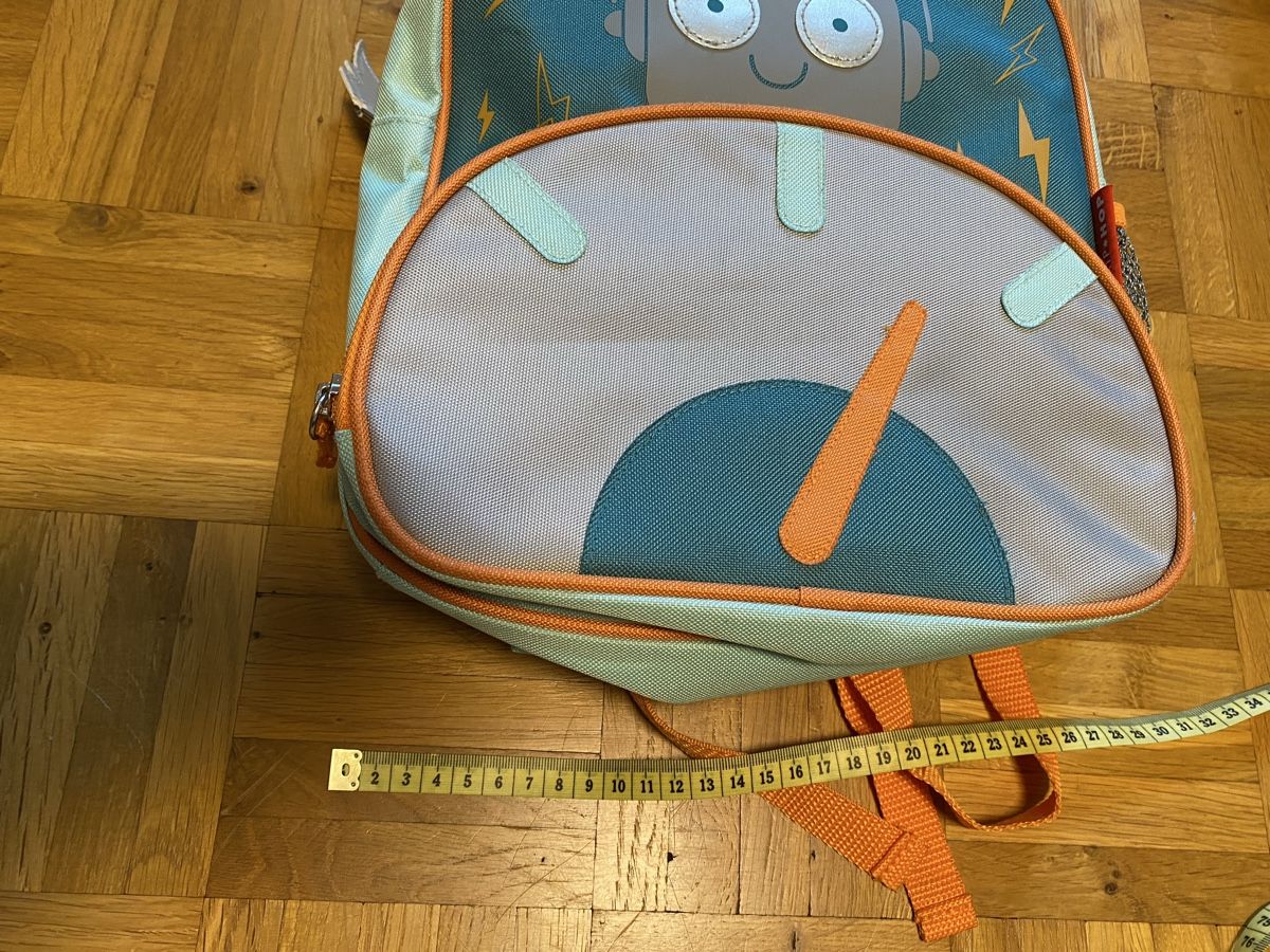 Borse & Zaini: Lustiger Roboter Kinder Rucksack von skiphop – Usato da Zizers venduto da dalaub 9