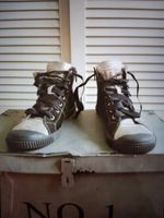 Pataugas baskets en cuir et nubuck 36
