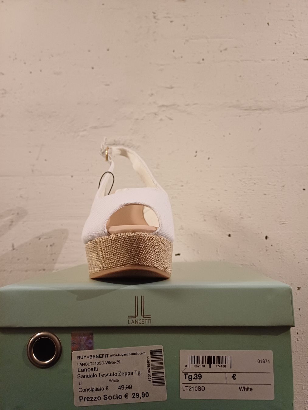 Scarpe da donna: sandalo zeppa Lancetti – Nuovo e nell'imballaggio originale da Paradiso venduto da pav_y2jb