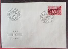 BW42) 1963, Privat illustrierter FDC ohne Adresse Selten!!!