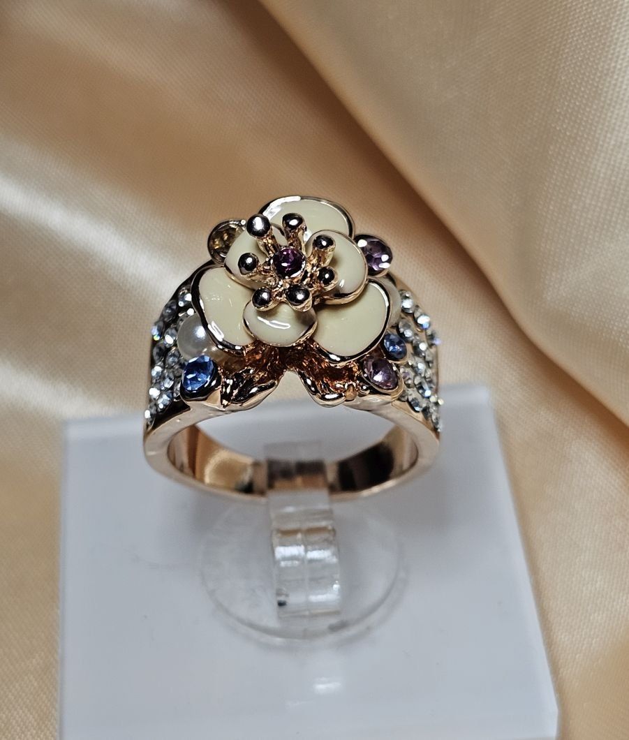 Bagues: Romantischer vergoldeter Ring Gr. 18 – Neuf (Voir description) à Grenchen par dar_6d52 4