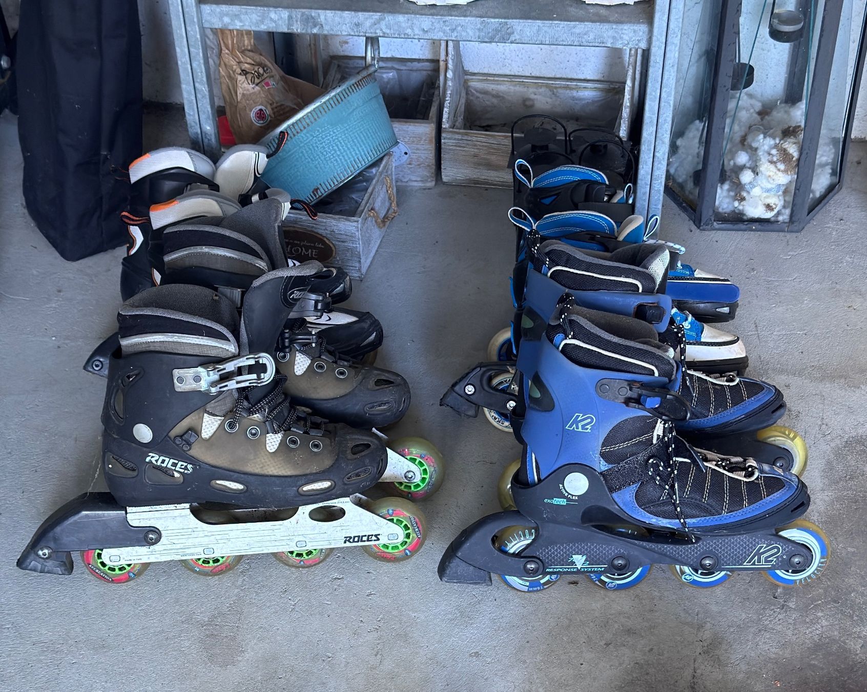 Inline-Skating & Rollschuhe: 4 Paar Inlineskates – Gebraucht aus Scherzingen von stschneider69