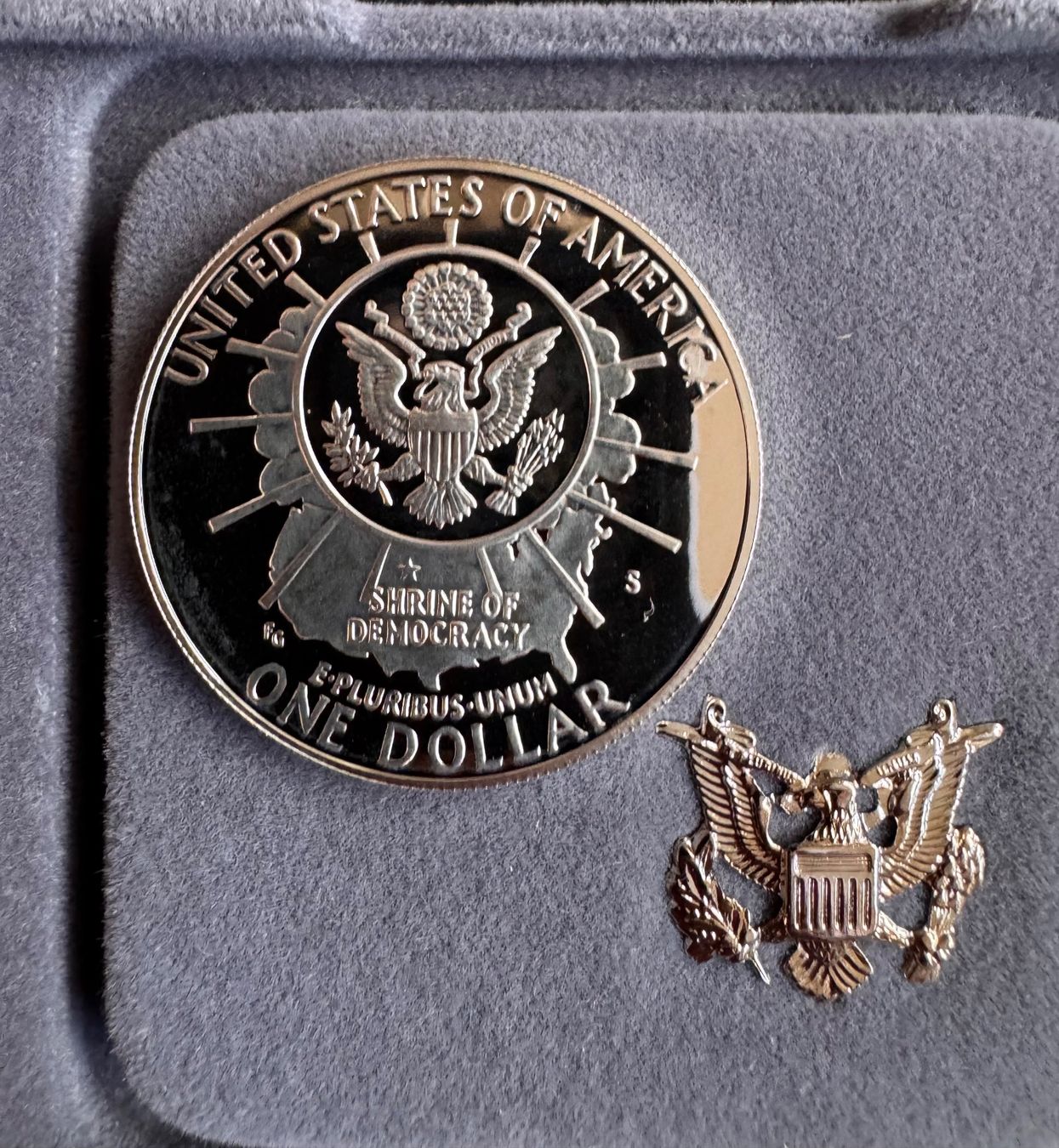 Tutti le monete: Mount Rushmore Silber Dollar 1991, Proof, Full Set! – Usato da Ebikon venduto da Dmasterx 4