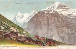 Mürren (BE) – Alpenpanorama mit Eiger Mönch und Jungfrau