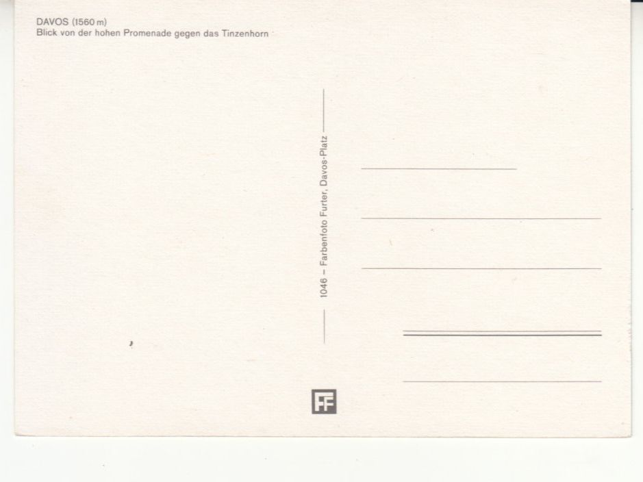 Cartoline postali: Davos ca. 1980 – Usato da Bürglen TG venduto da StampGraf 1