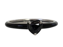 Pandora Ring Herz schwarz Silber S925 Grösse 60