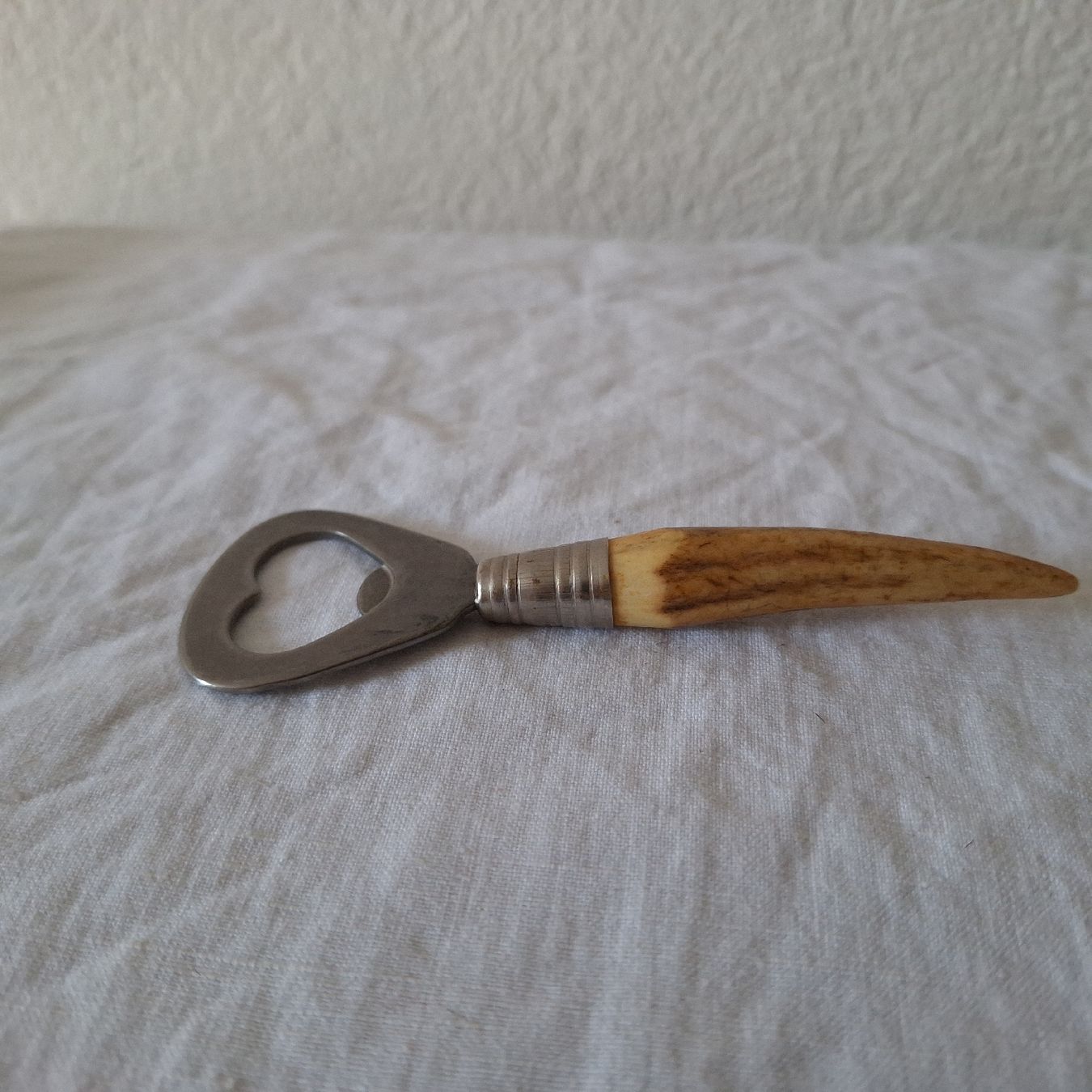 Apribottiglie & Tappi per chiusura: Vintage Flaschenöffner, Geweih-Griff – Usato da Winterthur venduto da Goldpipau 2