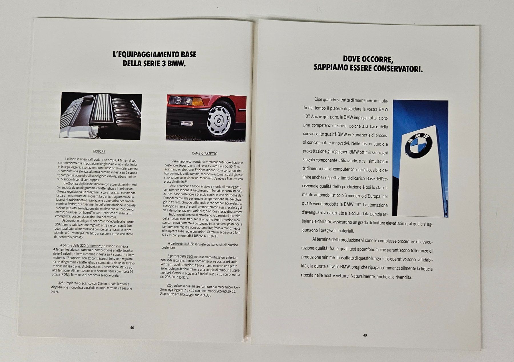BMW Dokumente: Prospekt BMW Serie 3er E36 02.1990 – Gebraucht aus Minusio von demi0110 8
