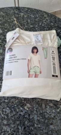 UP 3-Teiliges Pyjama-Set Damen Grösse M neu