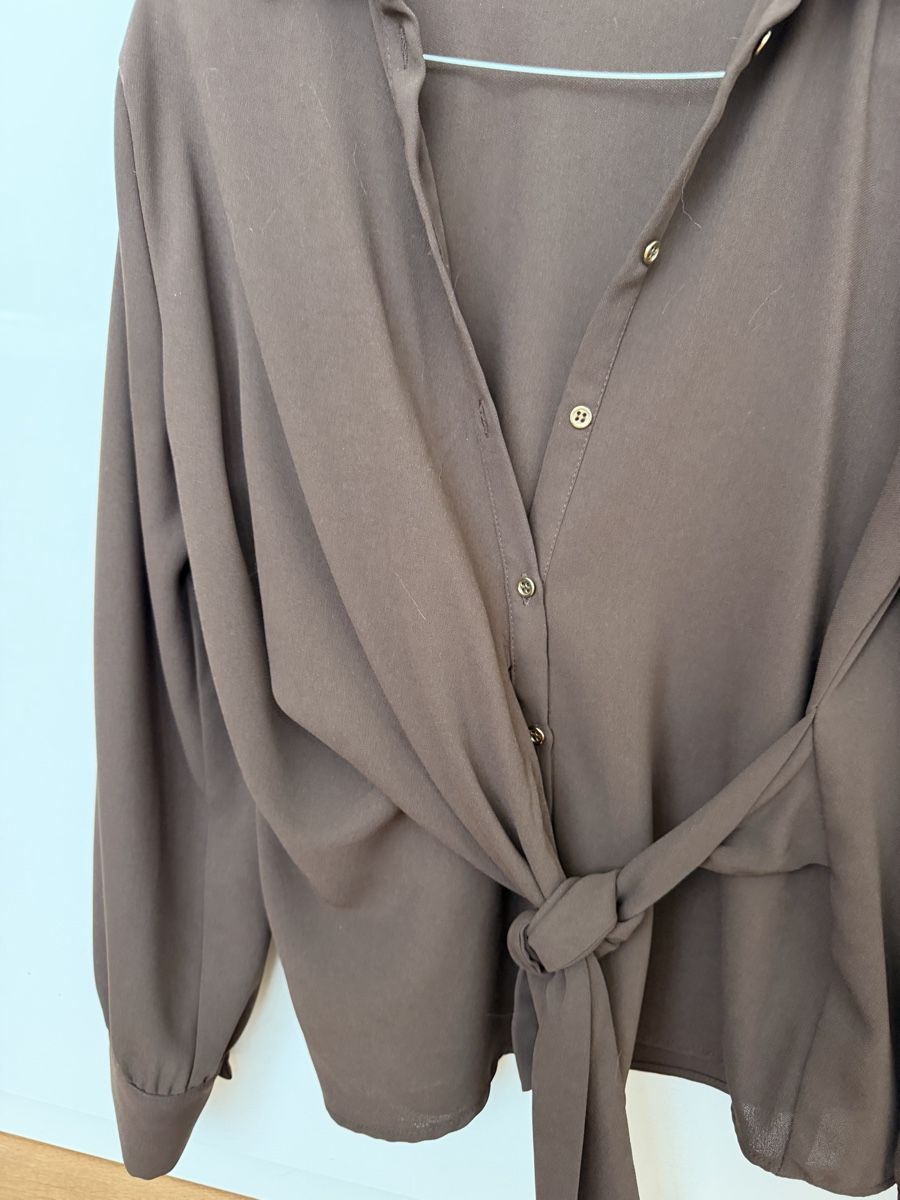 Zara Camicette: Zara braune Bluse neu  – Nuovo (secondo la descrizione) da Baar venduto da corinab_ 4