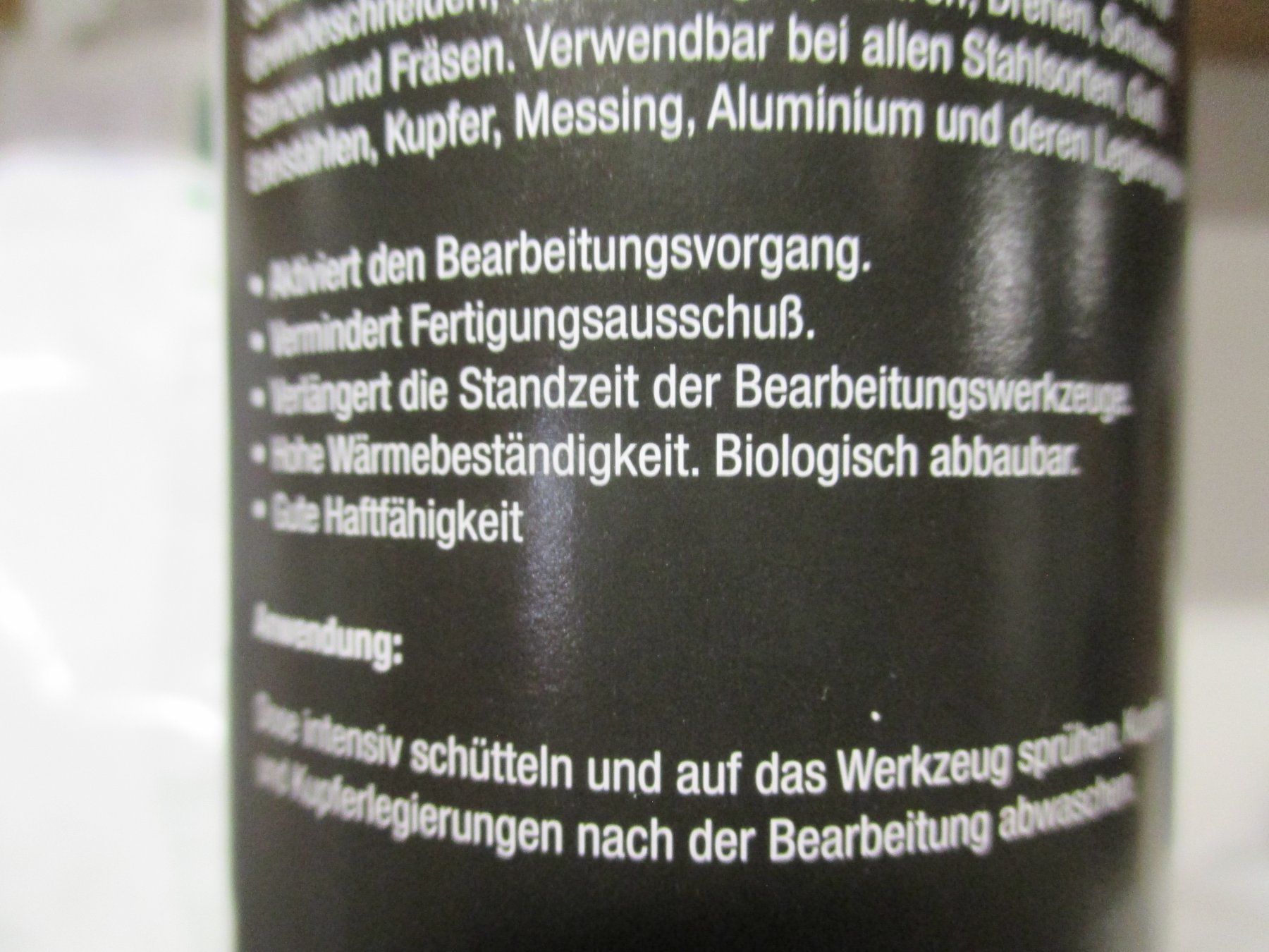Oli & Additivi: 12 x 400ml Bohr- und Schneidöl – Nuovo e nell'imballaggio originale da Oberhallau venduto da Gibraltar01 4