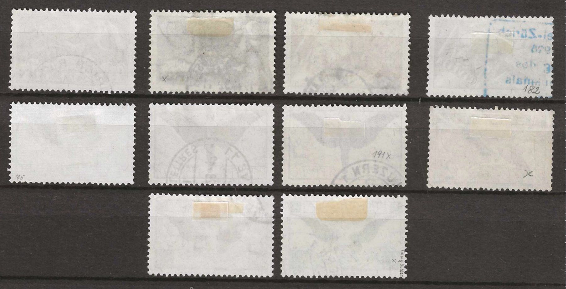 Tutti i francobolli: 1923-30 : Div. CH Flugpostmarken : KP 885.-- – Usato da Gümligen venduto da Geniusbuy 1