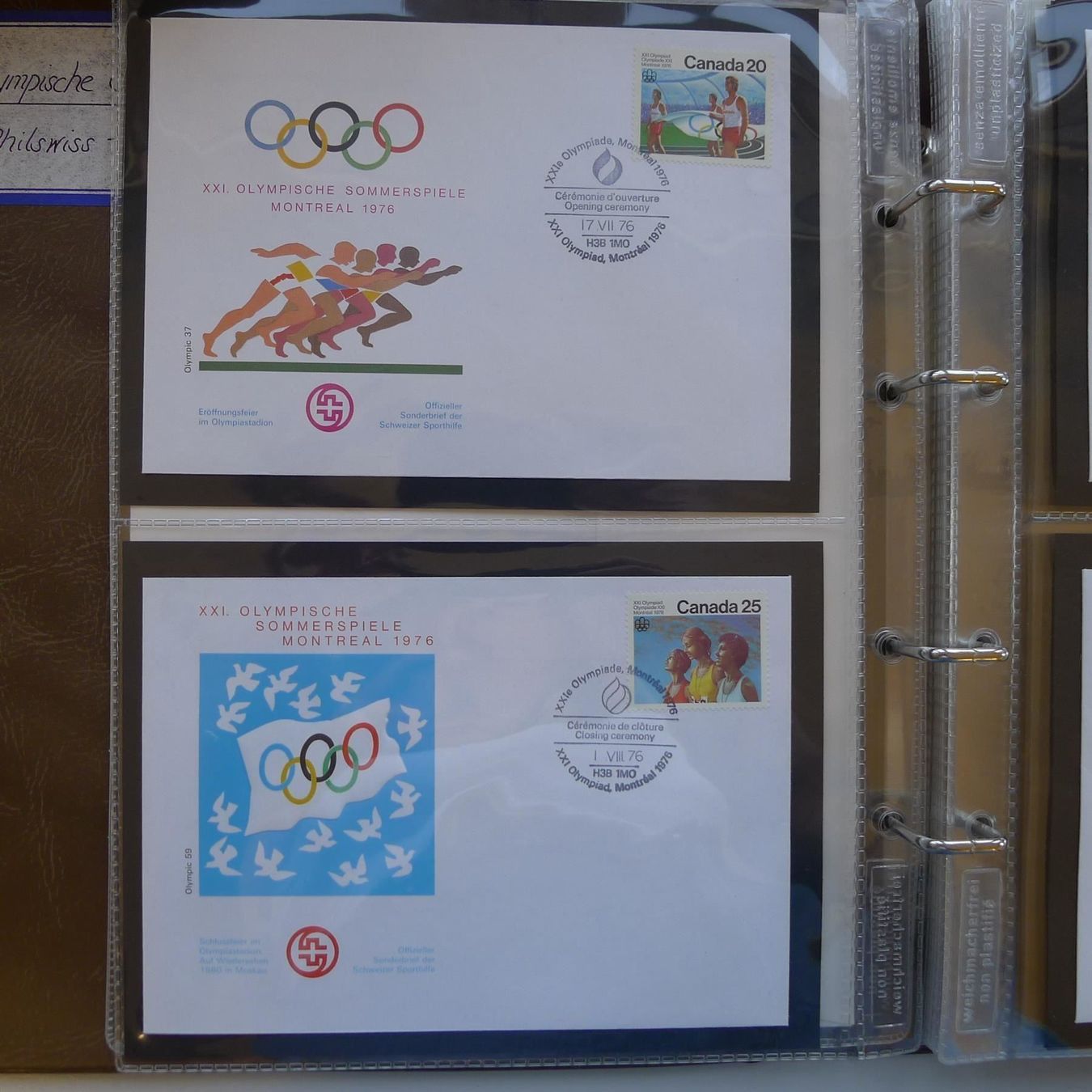 Tutti i francobolli: 4 Alben Olympia-Briefe – Usato da Sursee venduto da Luzernerraute 3