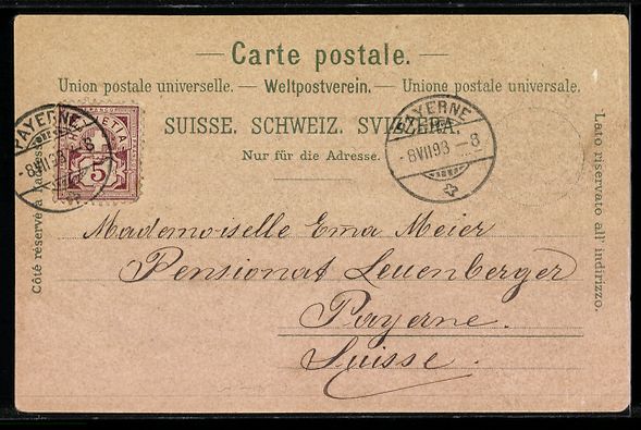 Cartoline postali: Litho Morat-Murten, Gesamtansicht, Schla – Usato da Berlin venduto da bartko-reher 1