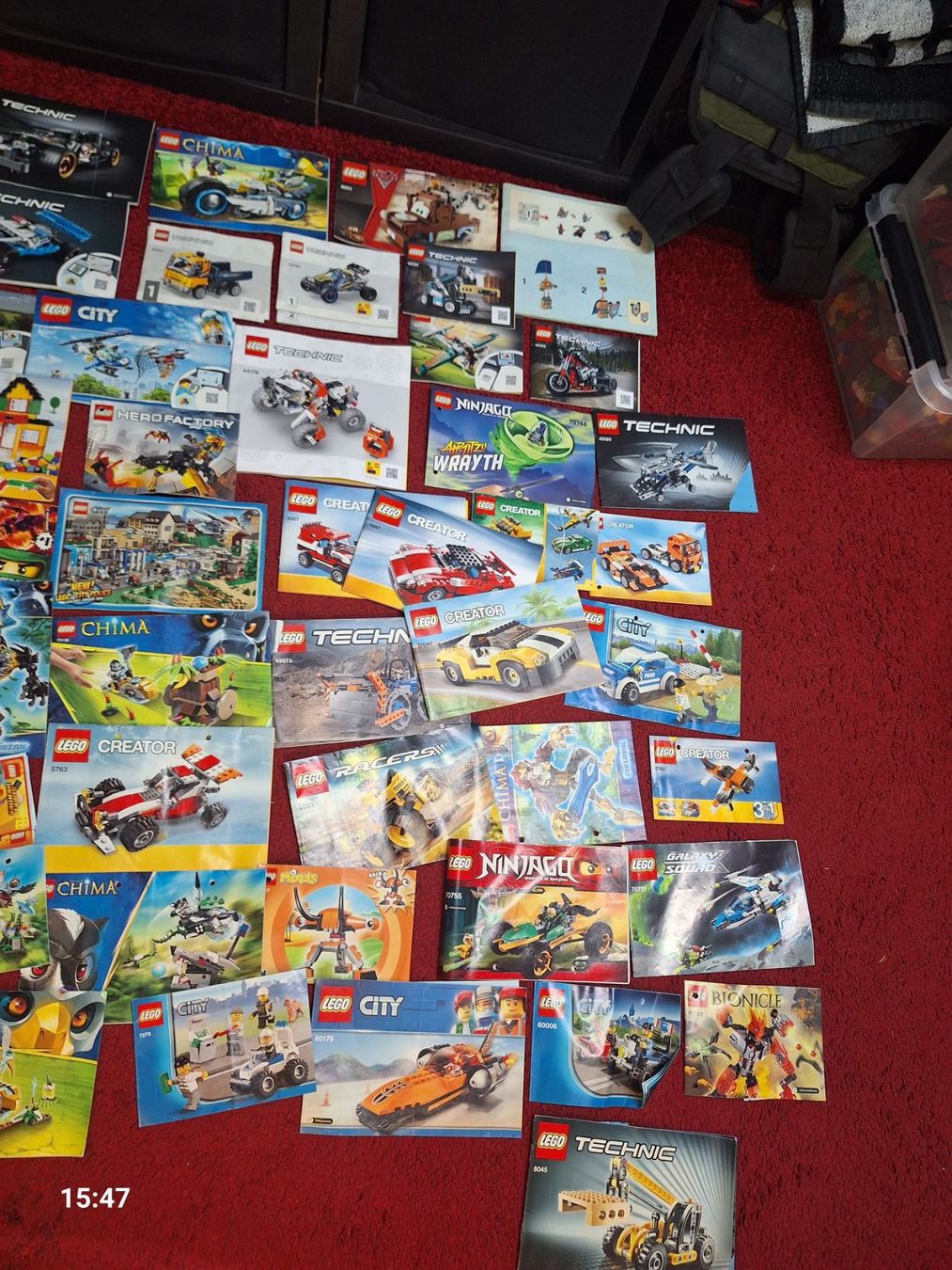 Lego Baukästen: Lot de notices et quelques pièces lego issues des sets – Gebraucht aus Grandson von Crtz205 1