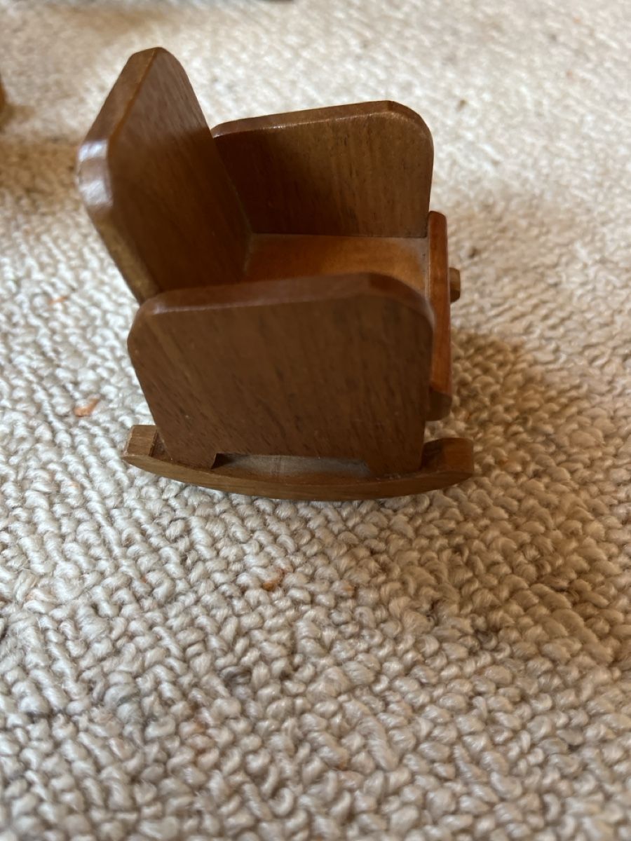 Puppenhäuser & -möbel: Puppenstube Möbel Set, Holz, Vintage, – Gebraucht aus Bassersdorf von Steyning88 1